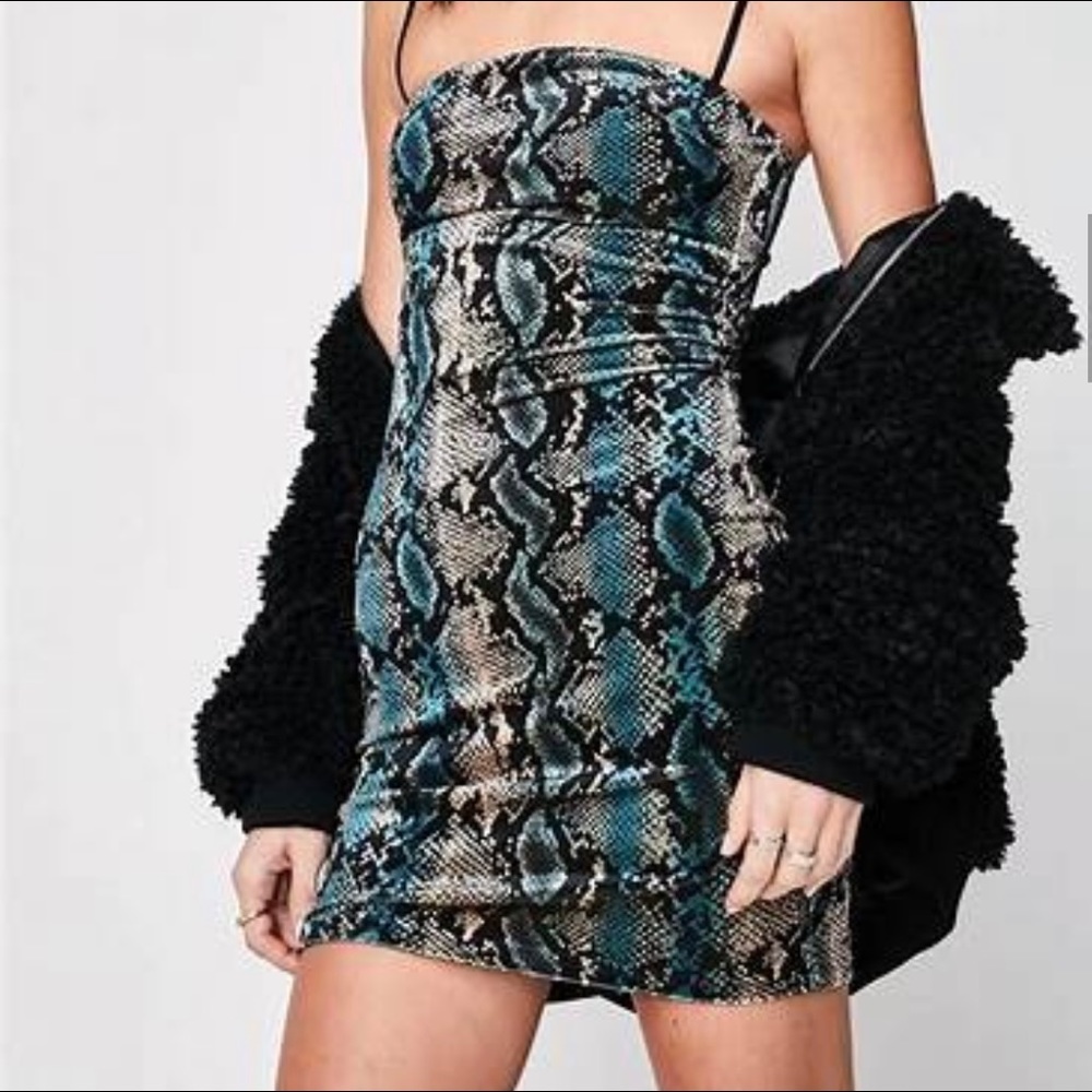 I Am Gia Snake Skin Devon Dress